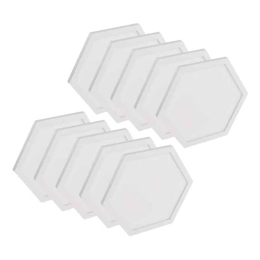 SET 10x RGBIC Pannello dimmerabile LED/1,9W/230V Wi-Fi Tuya