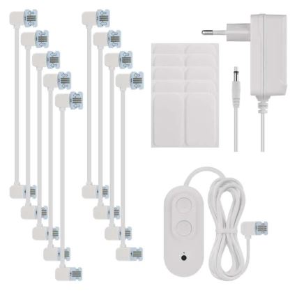 SET 10x RGBIC Pannello dimmerabile LED/1,9W/230V Wi-Fi Tuya