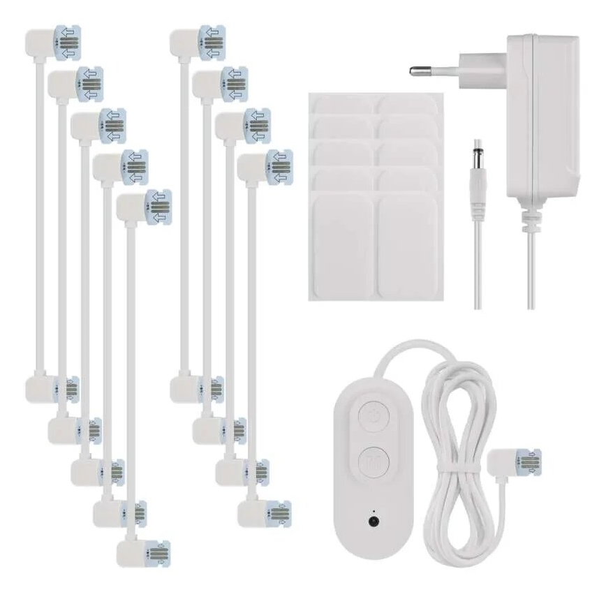 SET 10x RGBIC Pannello dimmerabile LED/1,9W/230V Wi-Fi Tuya