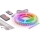 SET 1x dimmbarer LED-RGBW-Streifen NEO LITE MUSIC, 24 W / 230 V, 5 m, IP65, Wi‑Fi (Tuya) + 5x Einbauprofil 1 m, silber/weiß + Fernbedienung