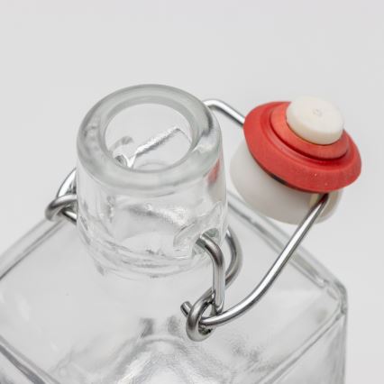 Set 1x Glasflasche und 2x Shot-Gläser klar mit Fuchs-Motiv