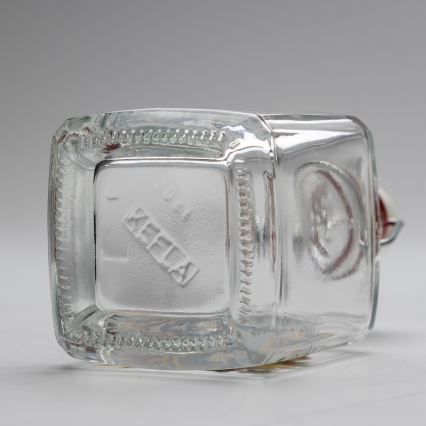 Set 1x Glasflasche und 2x Shot-Gläser klar mit Fuchs-Motiv