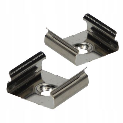 SET 1× dimmbarer RGBW-LED-Streifen NEO LITE MUSIC LED/24W/230V, 5 m, IP65, Wi‑Fi (Tuya) + 5× Einbauprofil 1 m, silber/weiß + Fernbedienung