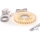 Set 1x LED-Streifen MYLIVING LIGHTSTRIP LED/22W/230V 5 m + 5x Einbauprofil 1 m silber/weiß