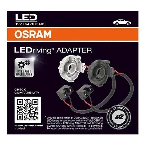 SET 2x ADATTATORE LED - Osram