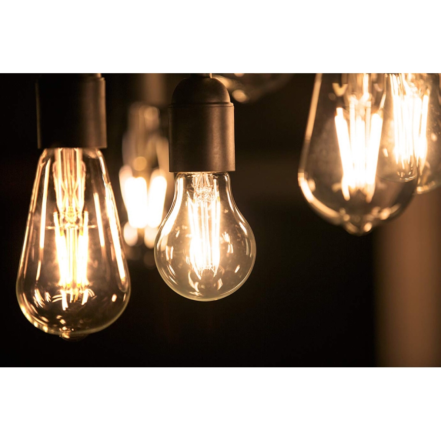 SET 2x Ampoule LED VINTAGE Philips A60 E27/4,3W/230V 2700K