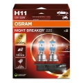 SET 2x Auto-Lampe NIGHT BREAKER H11 PGJ19-2/55W/12V - Osram