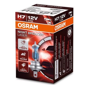 SET 2x Auto-Lampe NIGHT BREAKER H7 PX26d/55W/12V - Osram