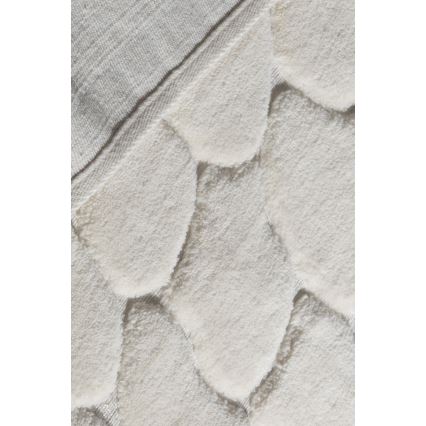 Set 2x Badematte LINO 60 x 100 cm, cremefarben