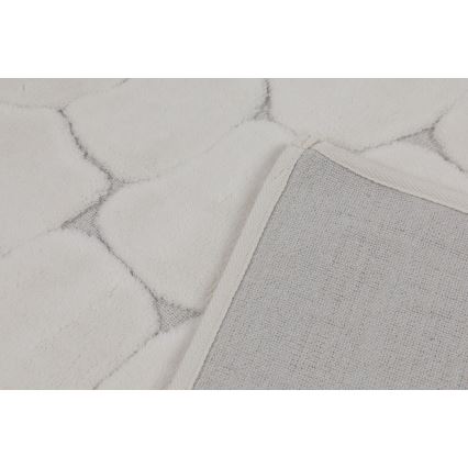 SET 2x Badezimmermatte LINO 60/100 cm beige