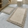 SET 2x Badezimmermatte PIANTE 60/100 cm braun