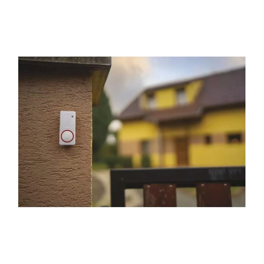 SET 2x Campanello con presa wireless 230V IP44