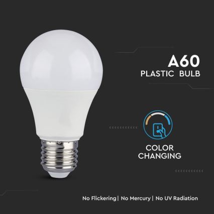 SET 2x Lampadina LED A60 E27/9W/230V 3000/4000/6400K