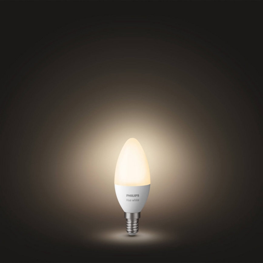 SET 2x Lampadina LED dimmerabile Philips HUE WHITE E14/5,5W/230V