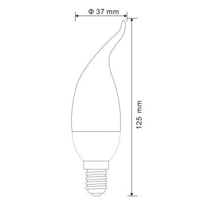 SET 2x Lampadina LED E14/3W/230V 3000K - Globo