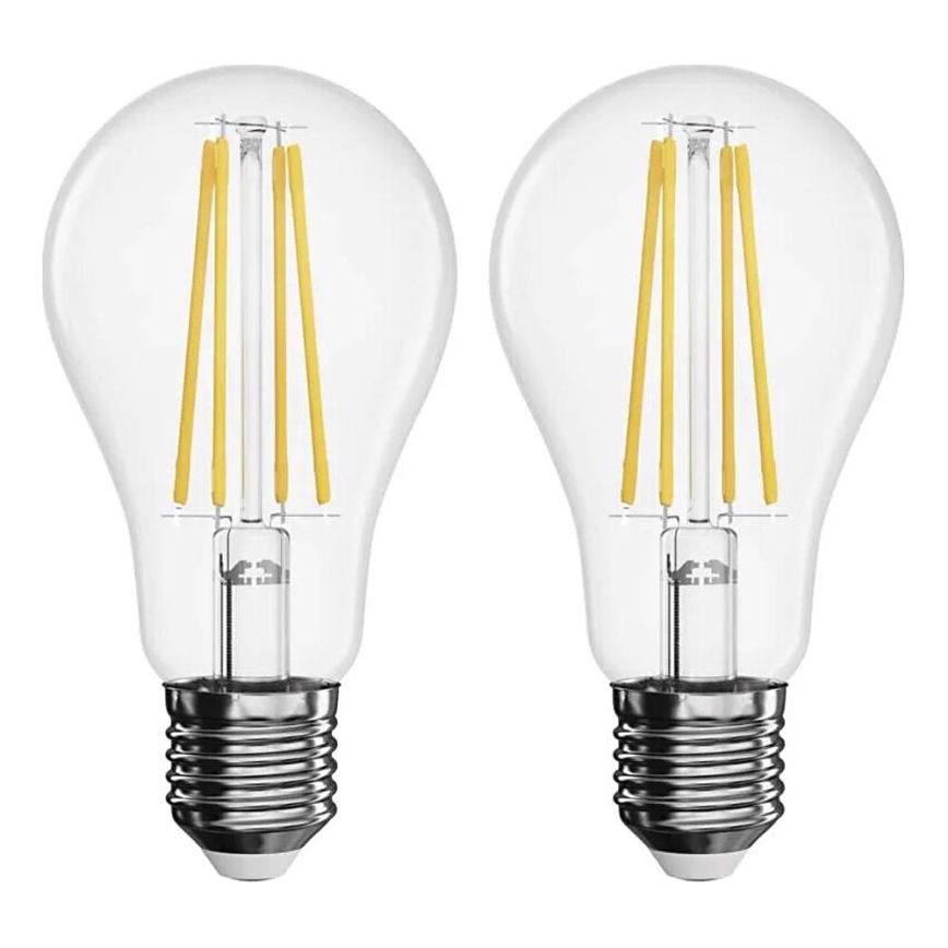 SET 2x Lampadina LED FILAMENT A60 E27/5,9W/230V 2700K