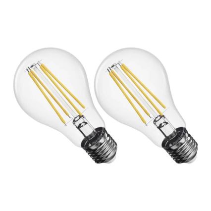 SET 2x Lampadina LED FILAMENT A60 E27/5,9W/230V 2700K