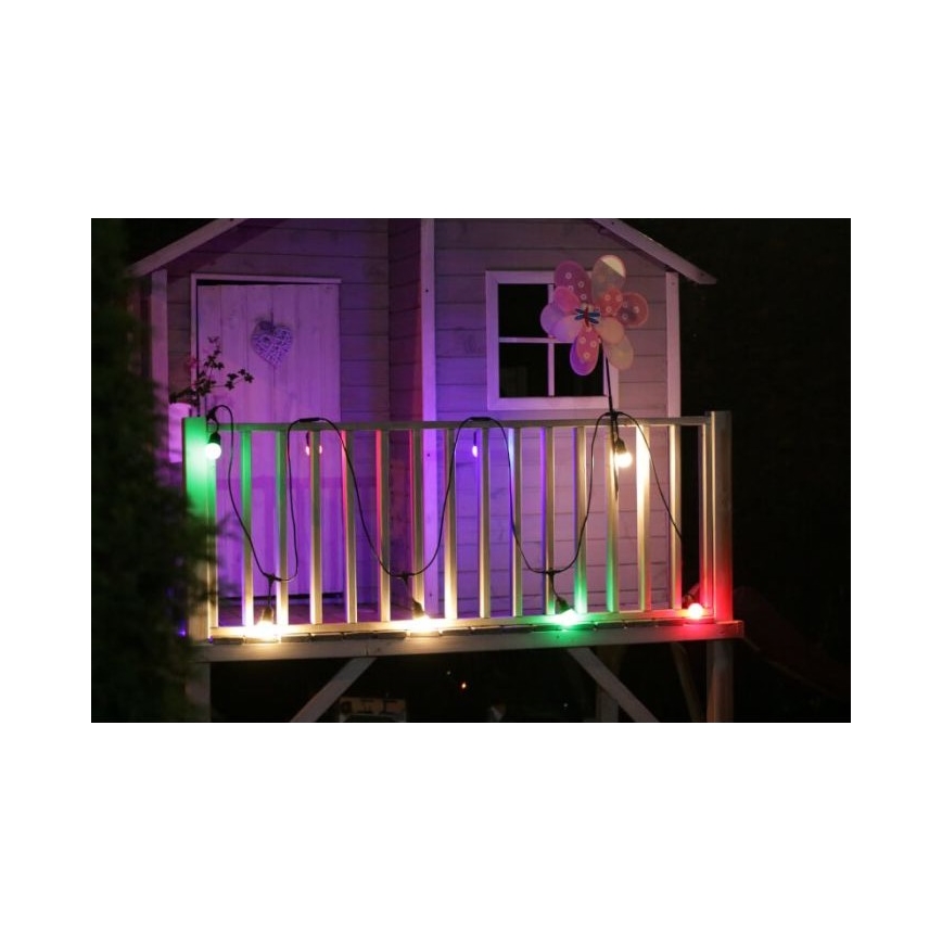 SET 2x Lampadina LED PARTY E27/0,5W/36V rossa