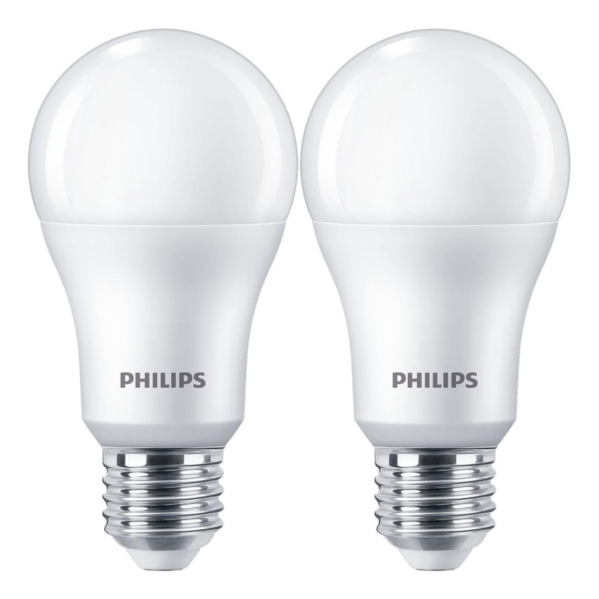 SET 2x Lampadina LED Philips A67 E27/13W/230V 4000K