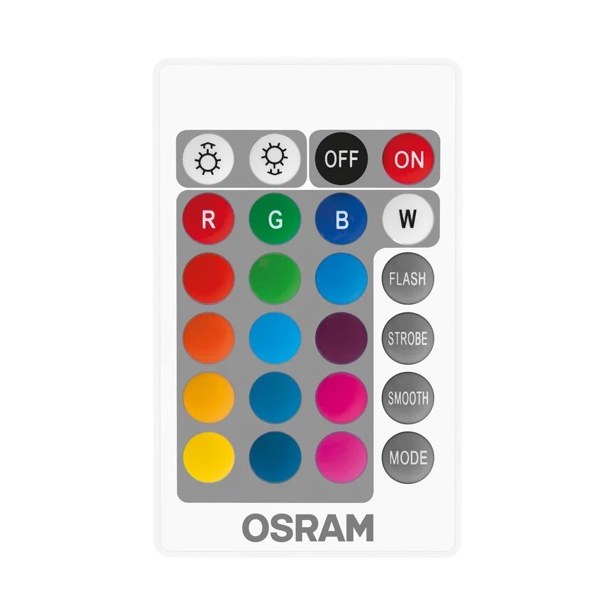 SET 2x Lampadina LED RGBW dimmerabile B38 E14/4,9W/230V 2700K + telecomando - Osram