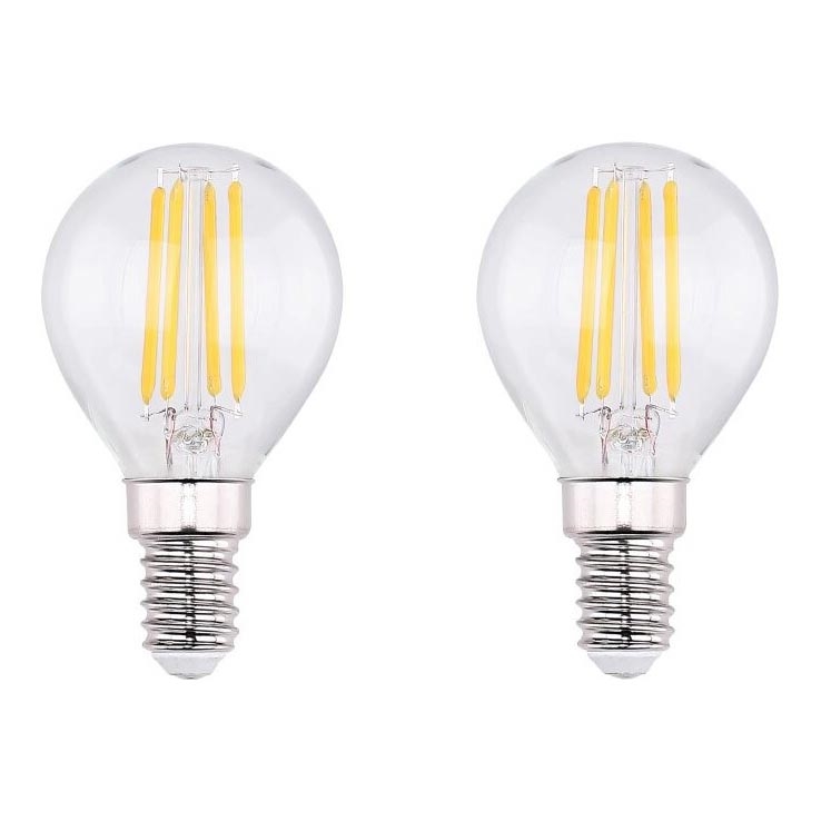 SET 2x Lampadina LED VINTAGE E14/4W/230V 2700K - Globo 10589-2K