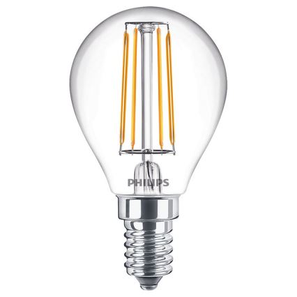 SET 2x Lampadina LED VINTAGE Philips E14/4,3W/230V 2700K