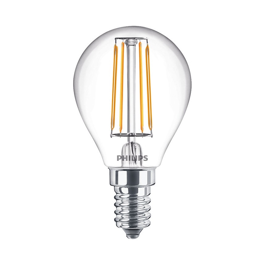 SET 2x Lampadina LED VINTAGE Philips E14/4,3W/230V 2700K