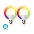 Set 2x lampadine LED RGBW dimmerabili SmartLife E27/9W/230V Wi-Fi 2700-6500K