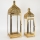 SET 2x Lanterna oro