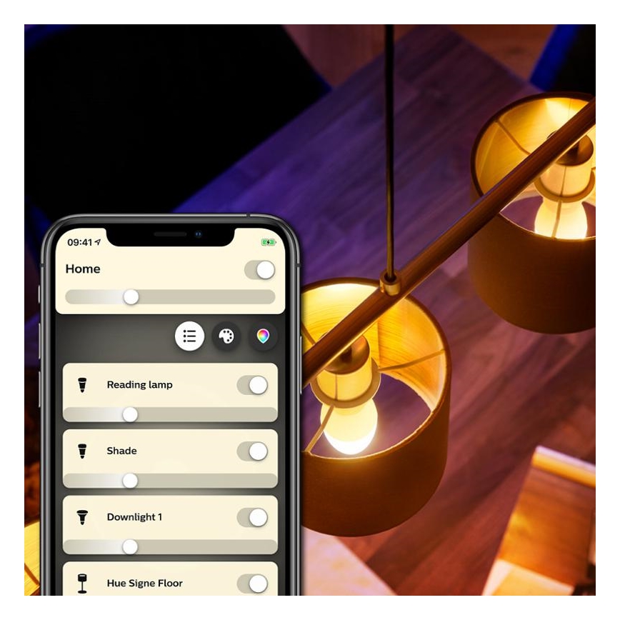 SET 2x LED Dimmbare Glühbirne Philips Hue WHITE E14/5,5W/230V 2700K