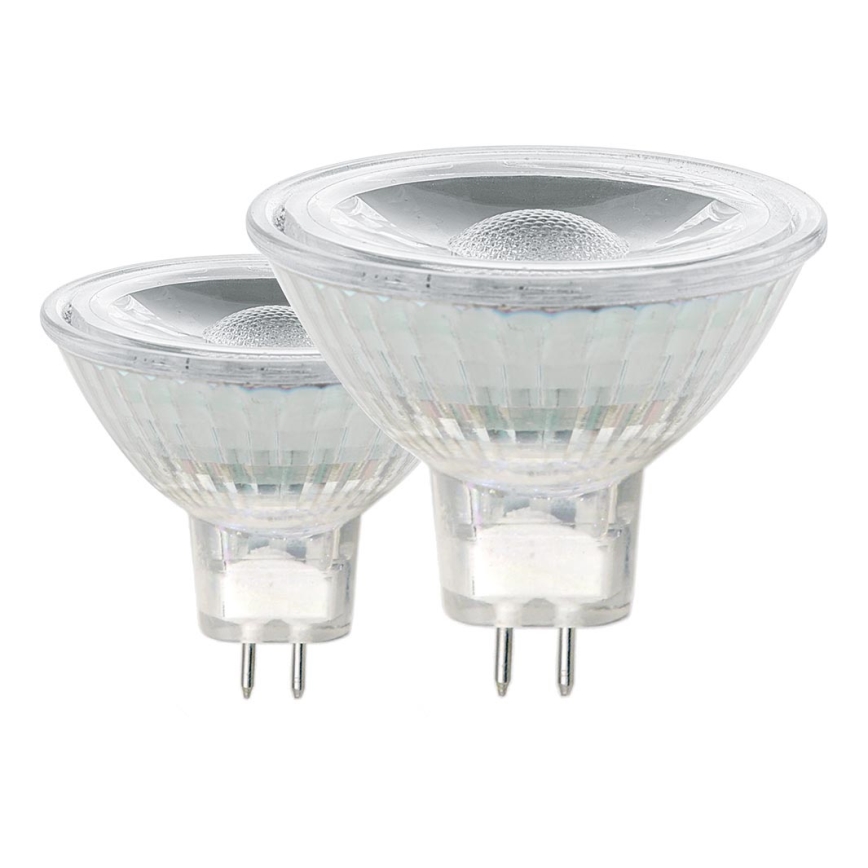SET 2x LED Glühbirne GU5,3/MR16/3W 3000K - Eglo 11512