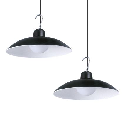 SET 2x LED Lampada solare a sospensione con sensore crepuscolare LED/6W/3,7V 2000 mAh IP44 + telecomando