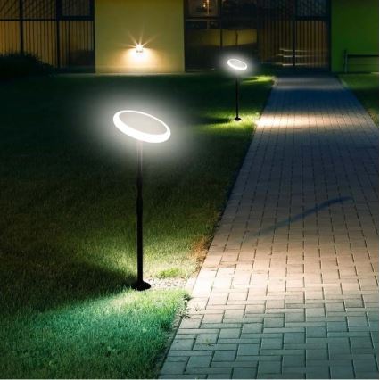 SET 2x LED verstellbare Solarlampe GARDEN LED/3W/5V 42-80 cm 4000K IP65 1000 mAh