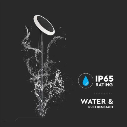 SET 2x LED verstellbare Solarlampe GARDEN LED/3W/5V 42-80 cm 4000K IP65 1000 mAh