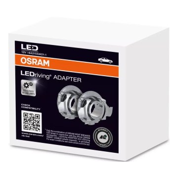 SET 2x LEDriving Adattatore H7 - Osram