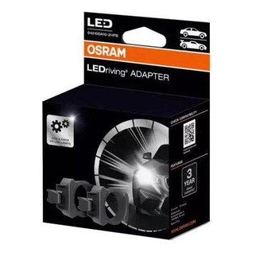 SET 2x LEDriving Adattatore presa per lampadina - Osram