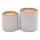SET 2x Tabacco AVIKO diametro 38/45 cm grigio/beige