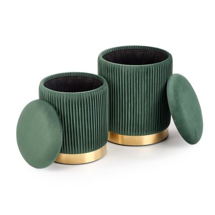 SET 2x Tabacco MONTY diametro 36/44 cm verde/oro