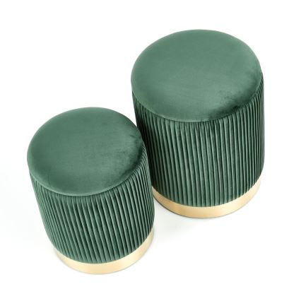 SET 2x Tabacco MONTY diametro 36/44 cm verde/oro