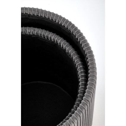SET 2x Tabacco MONTY diametro 36/66 cm grigio/oro