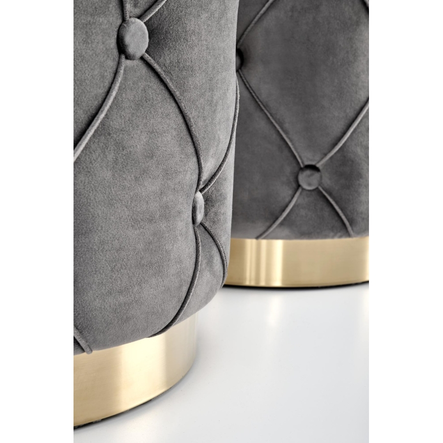 SET 2x Tabacco POLLY diametro 40/44 cm grigio/oro