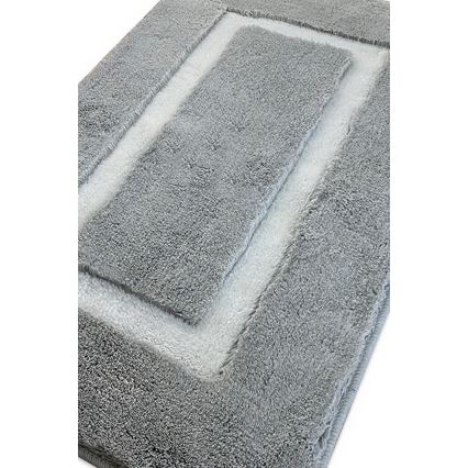 SET 2x Tappeto da bagno 60/100 cm grigio