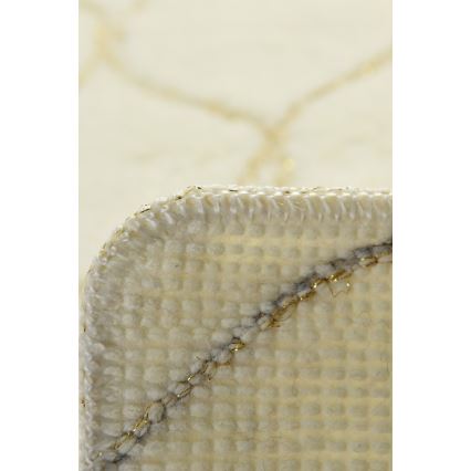 SET 2x Tappeto da bagno INFINITY 60/100 cm beige