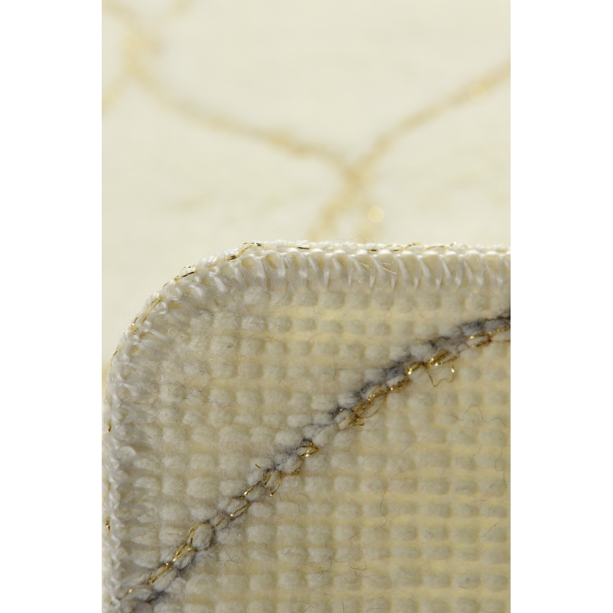 SET 2x Tappeto da bagno INFINITY 60/100 cm beige