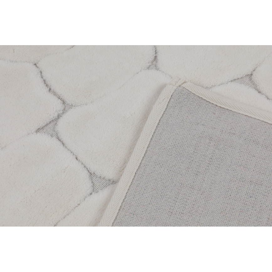 SET 2x Tappeto da bagno LINO 60/100 cm beige