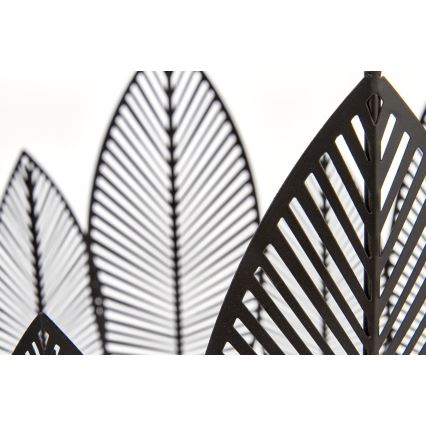 SET 2x Tavolino FOLLA diametro 33/40 cm nero