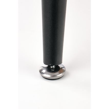 SET 2x Tavolino NICEA diametro 40/60 cm oro quercia/nero