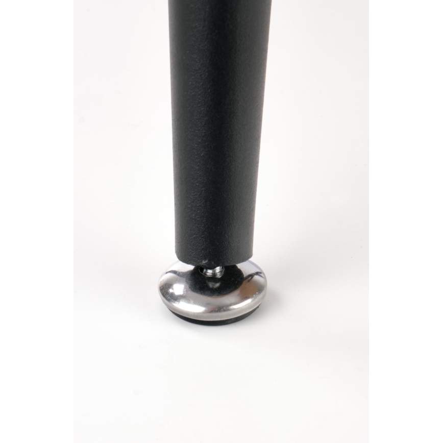 SET 2x Tavolino NICEA diametro 40/60 cm oro quercia/nero