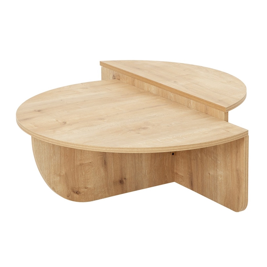 SET 2x Tavolino PODIUM marrone
