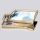 SET 2x Vassoio decorativo 40x30/35x25 cm oro